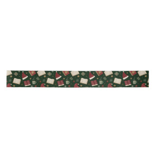 Christmas Book Lovers Traditional  Satin Ribbon