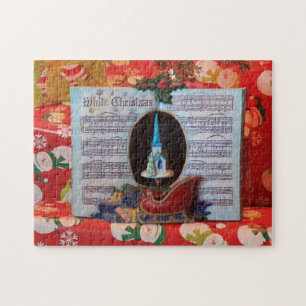 Christmas Book Music Box Jigsaw Puzzle