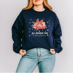 Christmas Book Shirt Gift for Librarian Bookworm