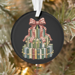 Christmas Book Tree Book Teacher Reading Bookish Ornament