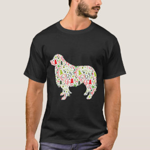 Christmas Border Collie Dog Wrapping Paper T-Shirt
