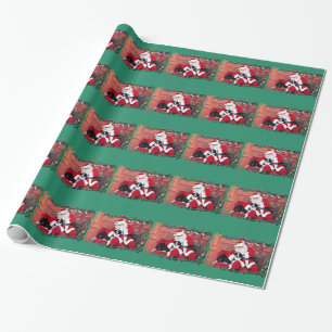 Christmas - Border Collie - Flip Wrapping Paper