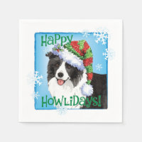 Christmas Border Collie