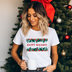 Christmas Border With Text T-Shirt