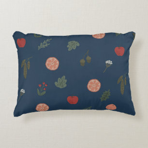 Christmas botanical seamless vintage beautiful pat decorative cushion
