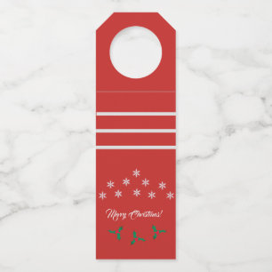 Christmas Bottle Hanger Tag