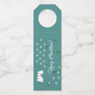 Christmas Bottle Hanger Tag