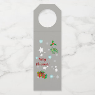 Christmas Bottle Hanger Tag