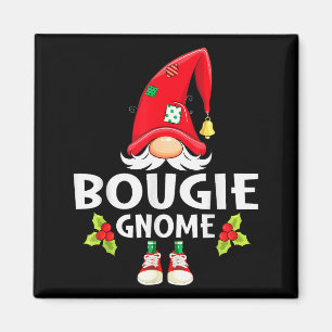 Christmas Bougie Gnome X-mas Family Matching Magnet