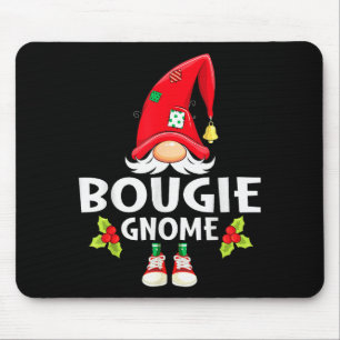 Christmas Bougie Gnome X-mas Family Matching  Mouse Pad
