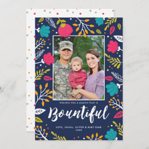 Christmas Bounty Holiday Flat Card