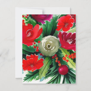 Christmas Bouquet Card