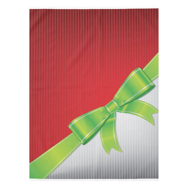 Christmas bow tablecloth (Front)