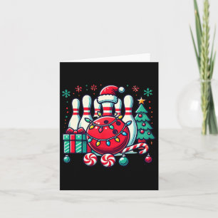 Christmas Bowling Pins Reindeer Xmas Bowler Men Wo Card
