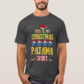 Christmas Bowlinghis Is My Christmas Pajama friend T-Shirt