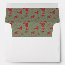 Christmas Bows Candy Canes and Leaves