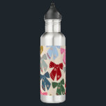 Christmas Bows Coquette 710 Ml Water Bottle<br><div class="desc">Christmas Bows - Coquette Ribbons.</div>