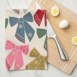 Christmas Bows Coquette Tea Towel<br><div class="desc">Christmas Bows - Coquette Ribbons.</div>