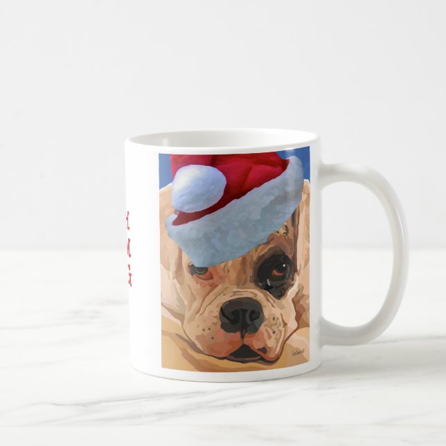 Christmas Boxer Bah Hum Mug (Right)