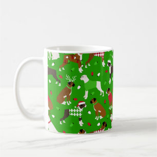 Christmas Boxer Dog Coffee Mug