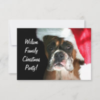 Christmas Boxer Dog