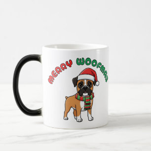 Christmas Boxer Mug: Merry Woofmas Magic Mug