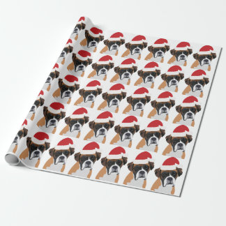 Christmas Boxer Wrapping Paper