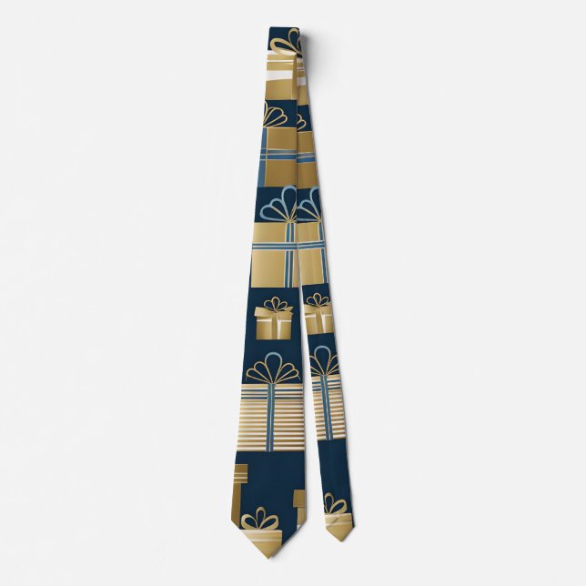 christmas boxes tie (Front)