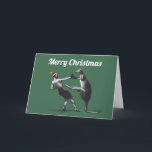 Christmas Boxing Card<br><div class="desc">Perfect Christmas Card for boxing enthusiasts</div>