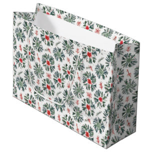 Christmas branches large gift bag