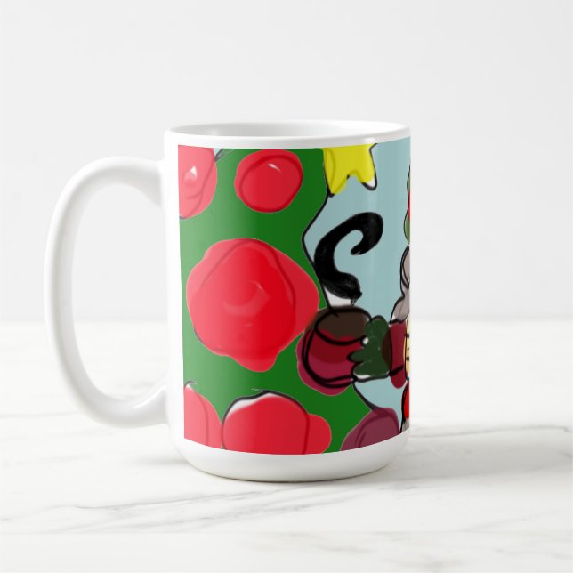 Christmas breakfast  coffee mug (Left)