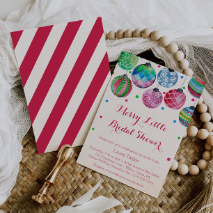 Christmas Bridal Shower Invitations