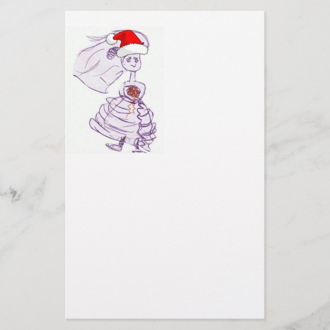 Christmas Bride Stationery (Front)