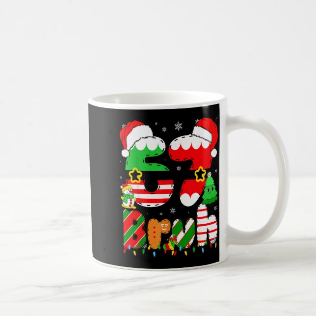 Christmas Bruh 67 Six Seven 6 7 Meme Funny Boy Gir Coffee Mug (Right)