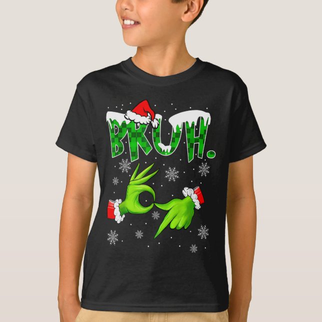 Christmas Bruh 67 Six Seven 6 7 Meme  T-Shirt (Front)