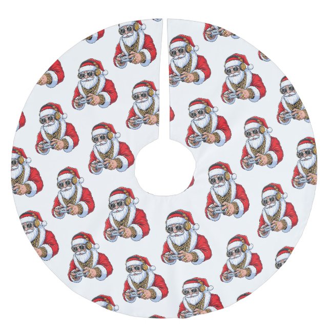 Christmas Brushed Polyester Tree Skirt (Front)