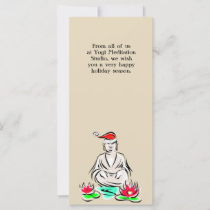 Christmas Buddha drawing