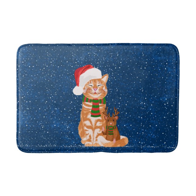 Christmas Buddies Bath Mat (Front)