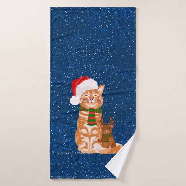 Christmas Buddies Bath Towel (Bath Towel)