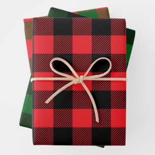 Christmas Buffalo Plaid Wrapping Paper