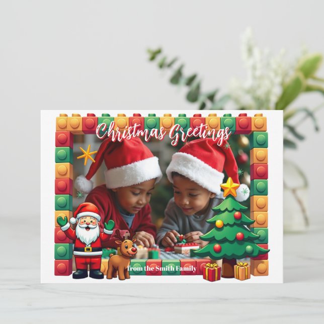  Christmas Build-A-Cheer card (Standing Front)