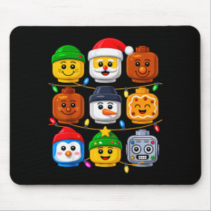 Christmas Building Crew Costume Master Builder Blo Mouse Pad