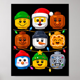 Christmas Building Crew Costume Master Builder Blo Poster