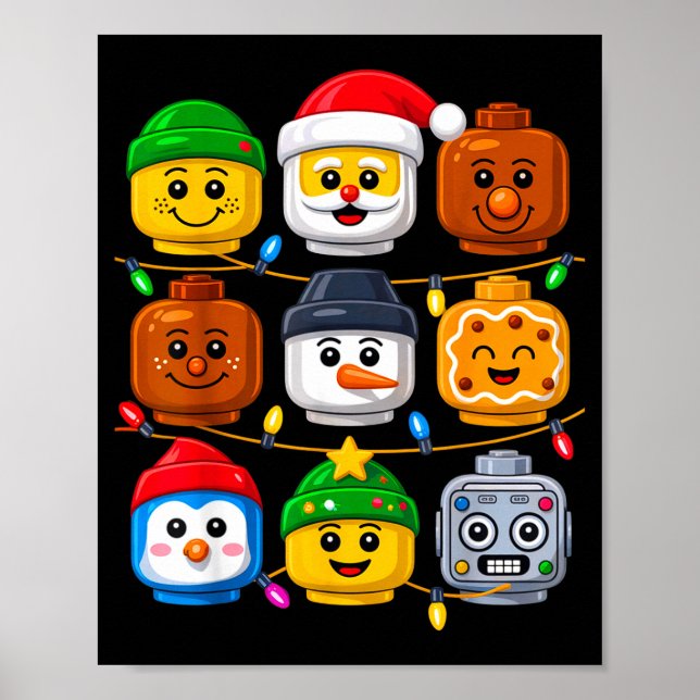 Christmas Building Crew Costume Master Builder Blo Poster (Front)