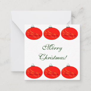 Christmas Bulb Card