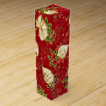Christmas Bulb pattern wine gift box<br><div class="desc">design by Darq Illusions</div>