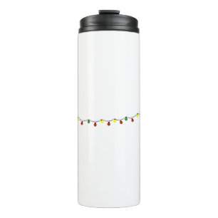 Christmas Bulb String Lights Holidays Bulbs Thermal Tumbler