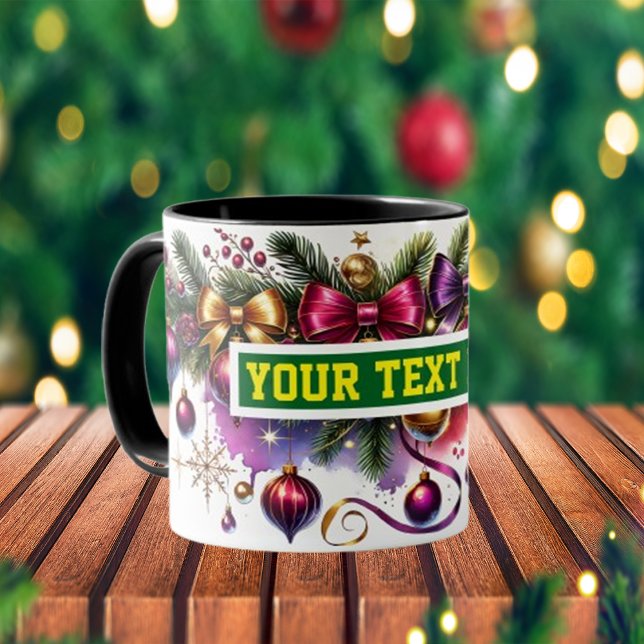 Christmas Bulbs Ornaments Coffee Mug (Creator Uploaded)