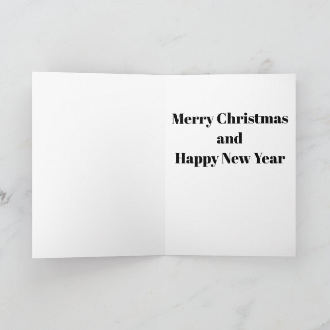 Christmas Bulbs Scene 1 Card (Inside)