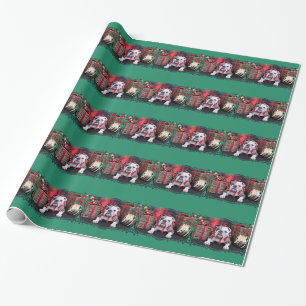 Christmas - Bulldog - Delilah Wrapping Paper